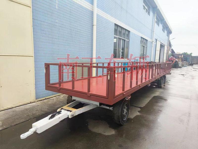 7吨U8（中国）牵引工具拖车 带护栏减震刹车功能拖车