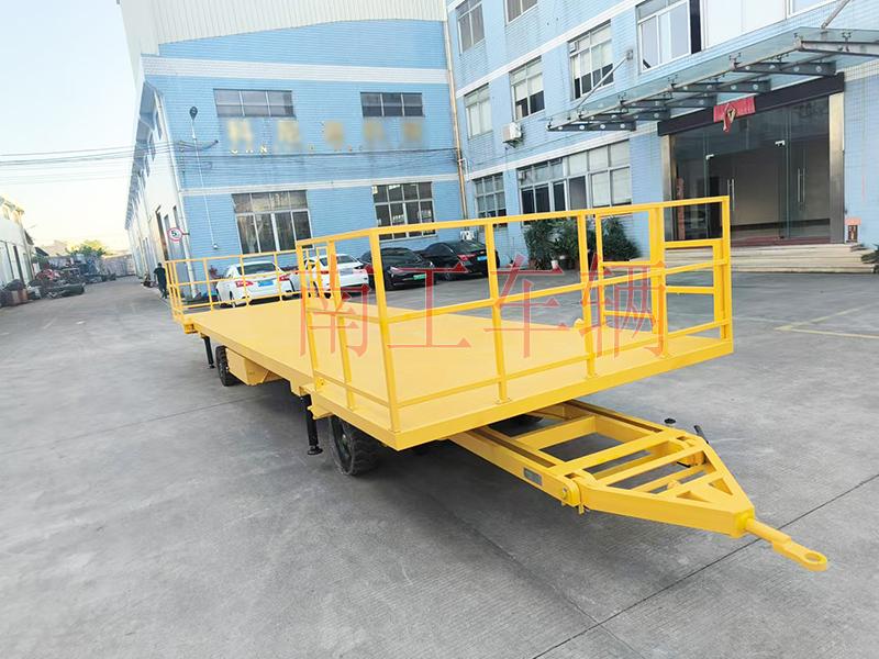 10吨移动拖车底盘 全挂式U8（中国） 带护栏